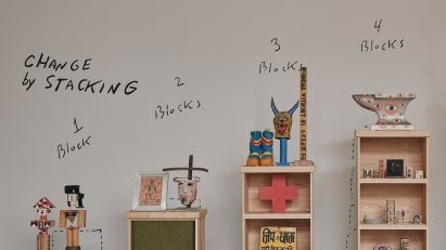 Stakko Chunks and Blocks by Postalco at Karimoku Research Centre