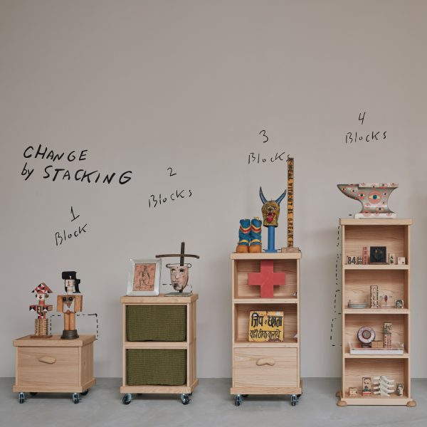 Stakko Chunks and Blocks by Postalco at Karimoku Research Centre
