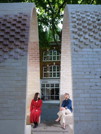 Clerkenwell Design Week installation by Hawkins\Brown and Webb Yates