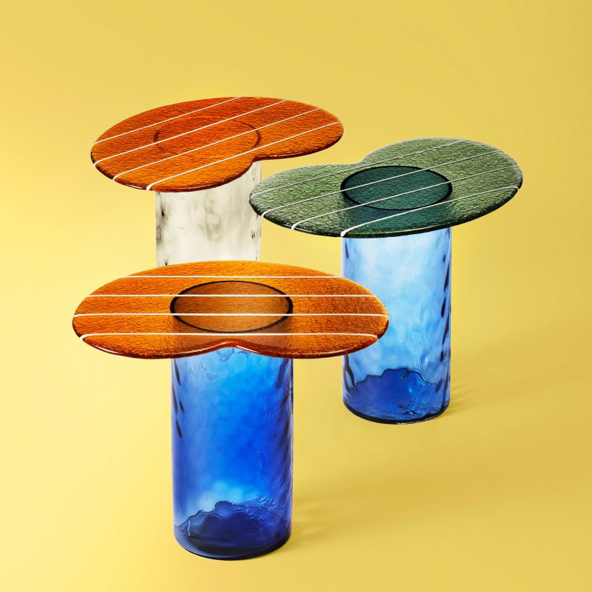 Striche tables by Matteo Zorzenoni for Miniforms
