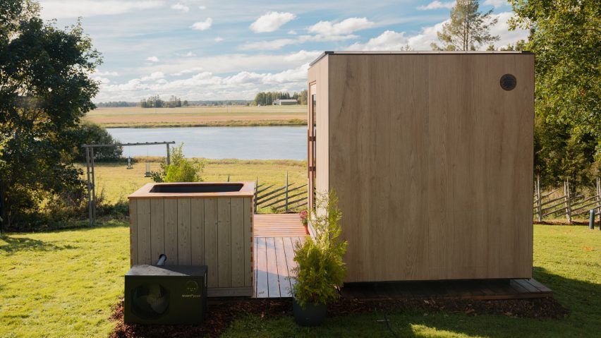 Thermasol solar-powered sauna