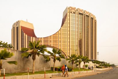 Photo of the ECOWAS (Economic Community of West African States) Bank for Investment and Development building in Lomé, Togo