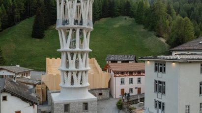 World's tallest 3D-printed tower unveiled in Switzerland