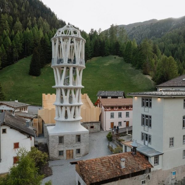World's tallest 3D-printed tower unveiled in Switzerland