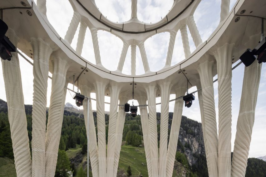 Tor Alva (White Tower) in Mulegns