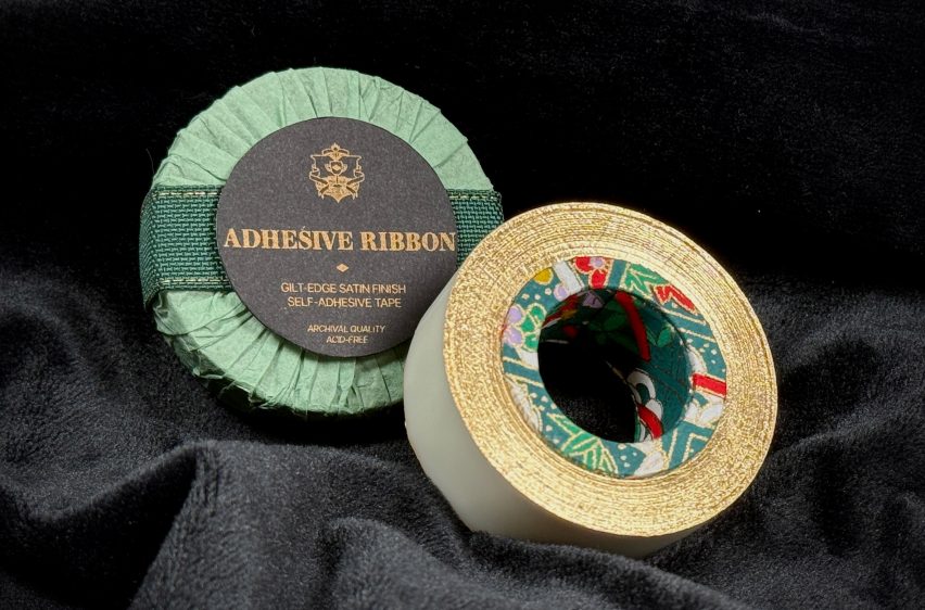 a photograph of two rolls of tape