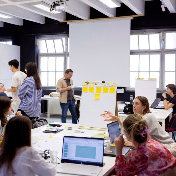 a photograph of students in a classroom