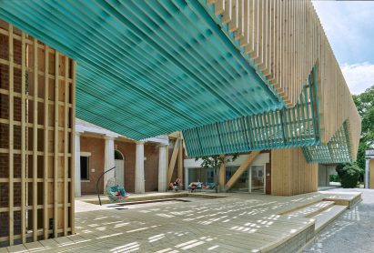 Mass-timber canopy