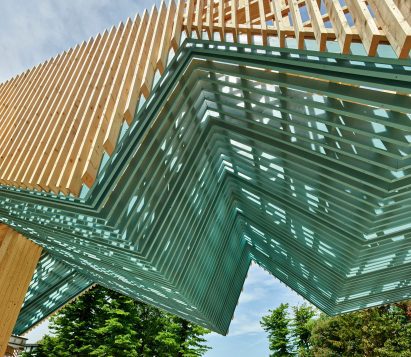 Mass-timber canopy