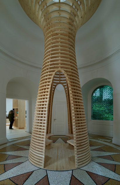 Installation at the US Pavilion Porch at the Venice Architecture Biennale
