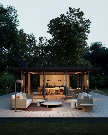 V Pavilion by Vincent Van Duysen for Kettal
