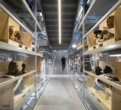 Walkway within the V&A East Storehouse by Diller Scofidio + Renfro