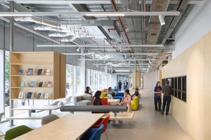 Workspace interior at museum storage facility by Diller Scofidio + Renfro