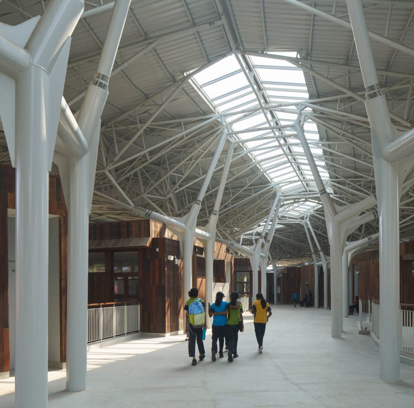 Shiv Nader School by Vastushilpa Sangath