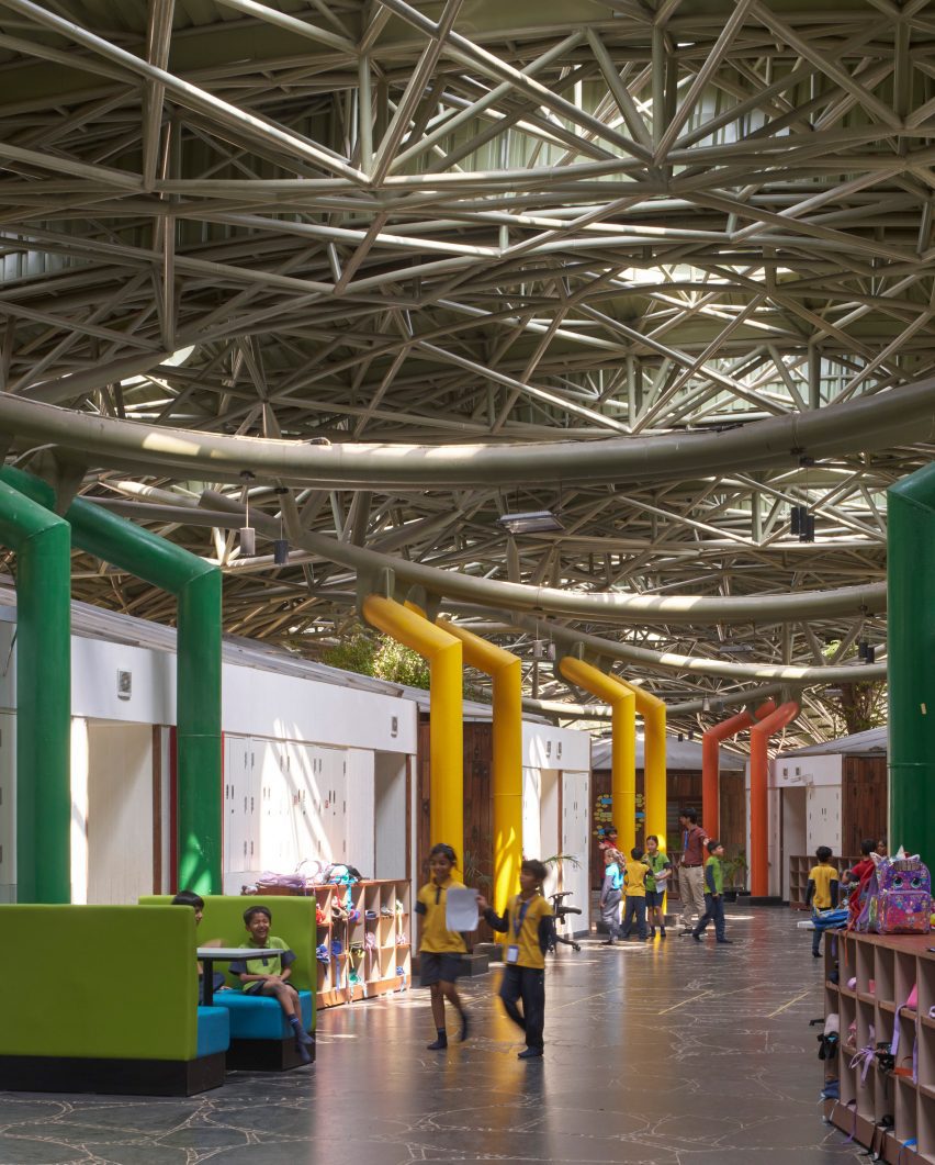 Shiv Nader School by Vastushilpa Sangath