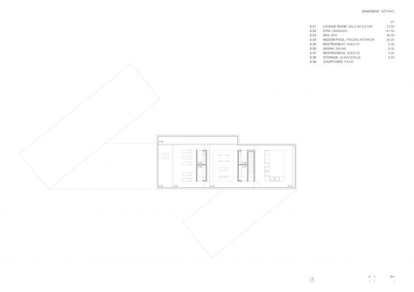 Plan of Villa 95 by Fran Silvestre Arquitectos