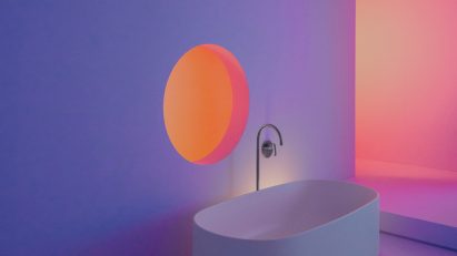Ideal Standard bathtub in a calming contemporary setting