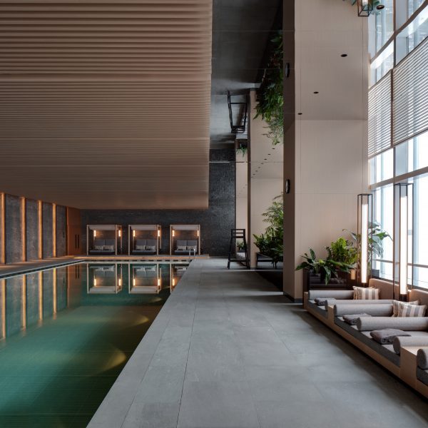 Swimming pool of Conran and Partners' Park Hyatt Changsha – photo credit: Harold de Puymorin
