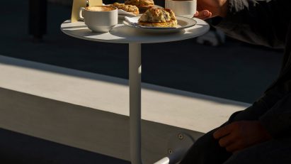 Wall-Mounted Cafe Table by George & Willy