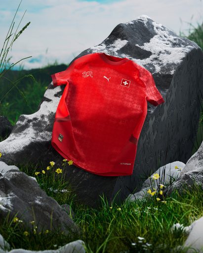 Switzerland kit by Puma for Euro 2025