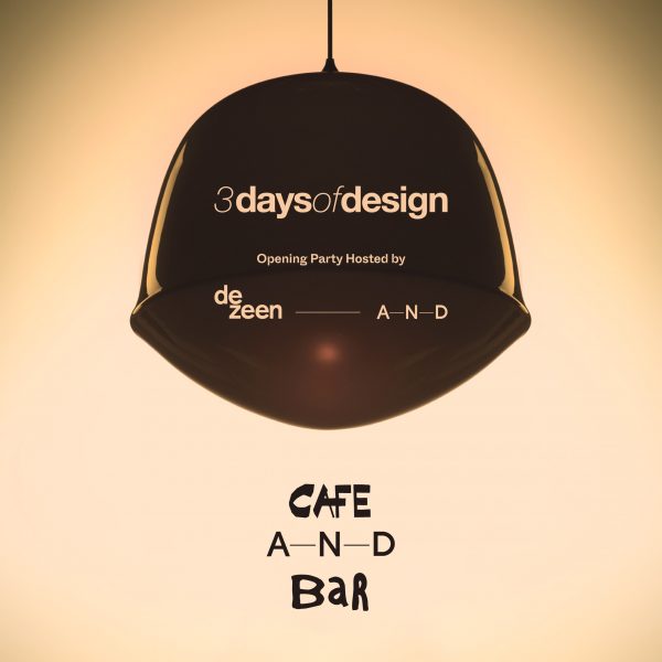 3 Days of Design Opening Party hosted by Dezeen and A-N-D