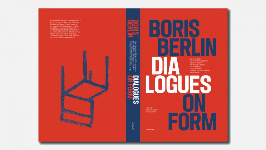 Graphic of book cover by Boris Berlin