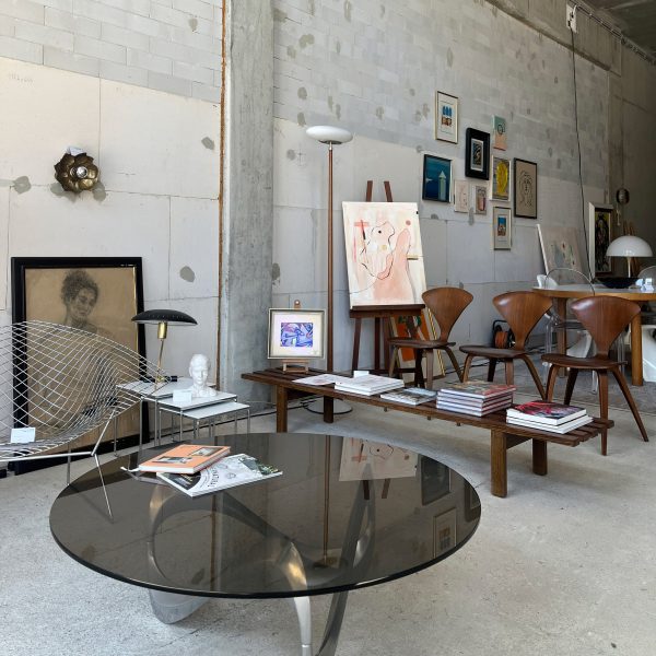 Photo of vintage furniture and art