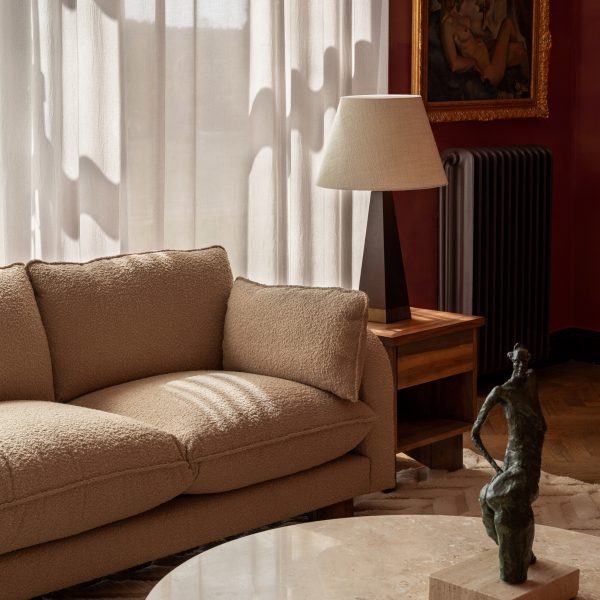 Photo of living room with furniture by dusty Deco