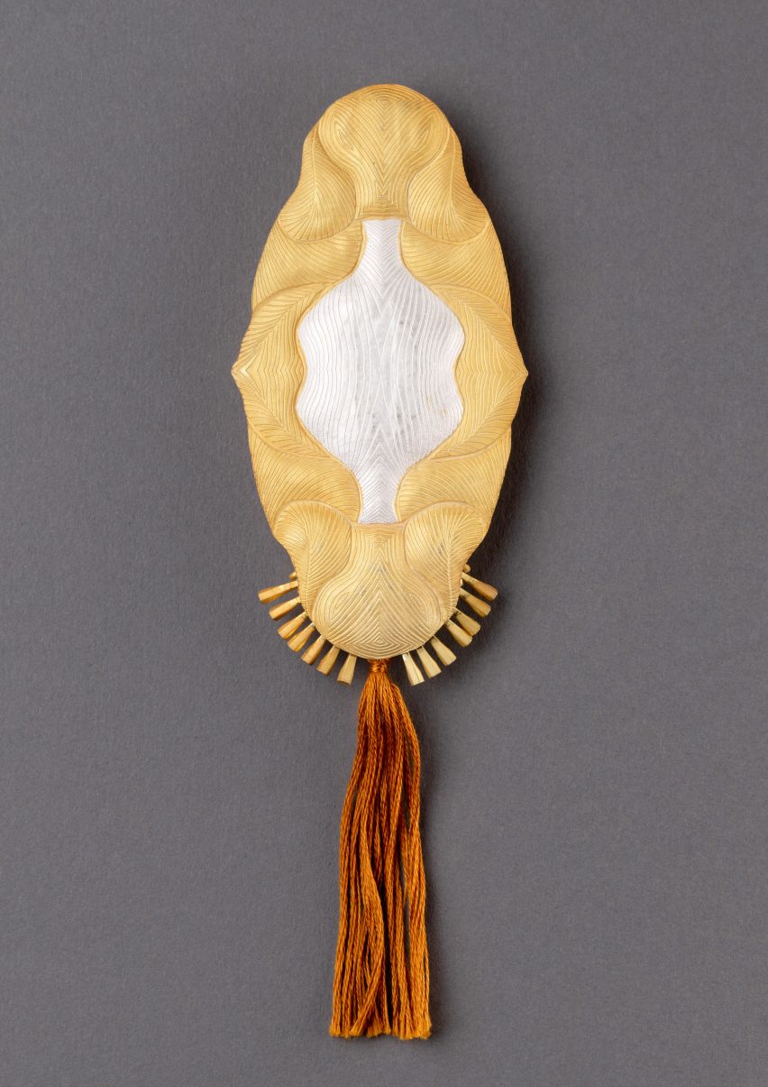 Photo of gold brooch