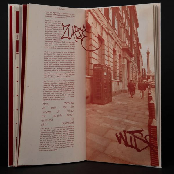 Publication with red font and imagery