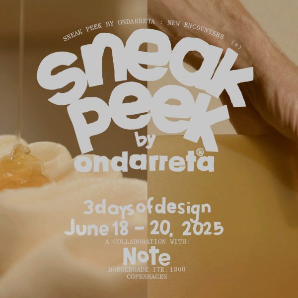 Graphic for Sneak Peek by Ondarreta in collaboration with Note