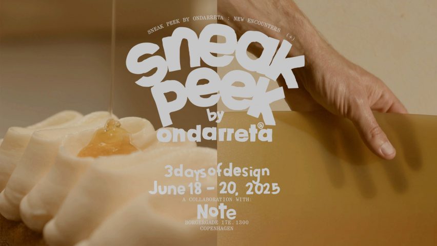 Graphic for Sneak Peek by Ondarreta in collaboration with Note