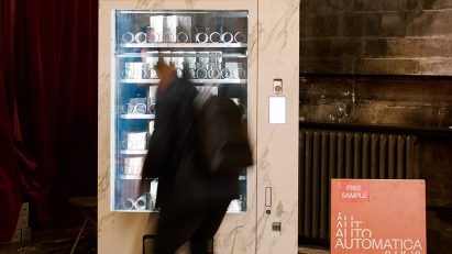 Tiled vending machine by Solus Ceramics