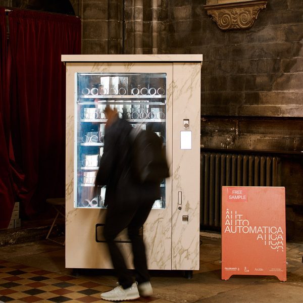 Tiled vending machine by Solus Ceramics