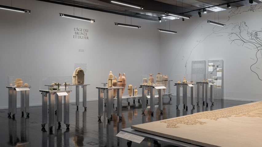Treasures Rescued from Gaza exhibition design by AAU Anastas