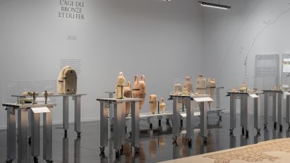 Treasures Rescued from Gaza exhibition design by AAU Anastas