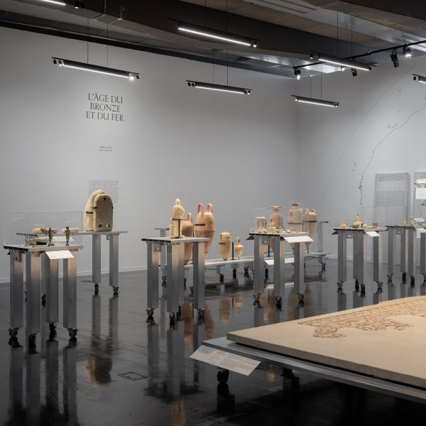 Treasures Rescued from Gaza exhibition design by AAU Anastas