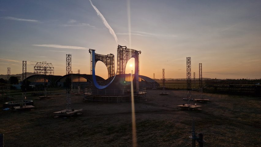 Adriatic Sound Festival's The Temple under construction