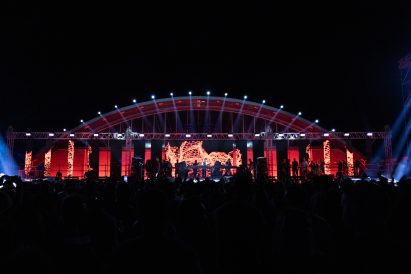 The Hangar stage at Adriatic Sound Festival designed by Stufish