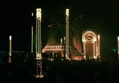 Yellow lights at Adriatic Sound Festival