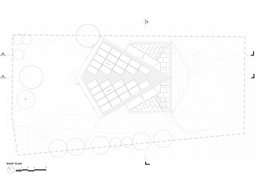 Plan of Cake House by Alexander Symes Architect