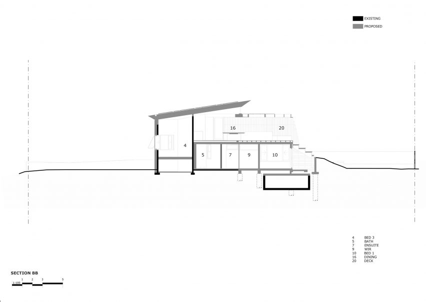 Section of Cake House by Alexander Symes Architect