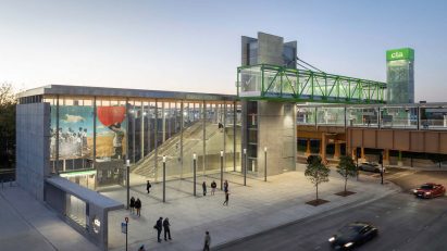 Green elevated station for American Institute of Architecture awards 2025