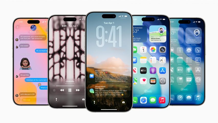 Apple iOS 26 design