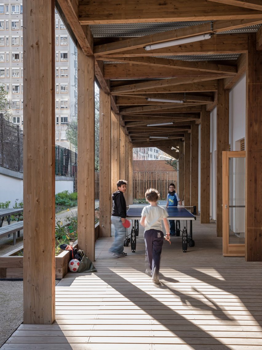 James Baldwin Media Library and Refugee House by Associer