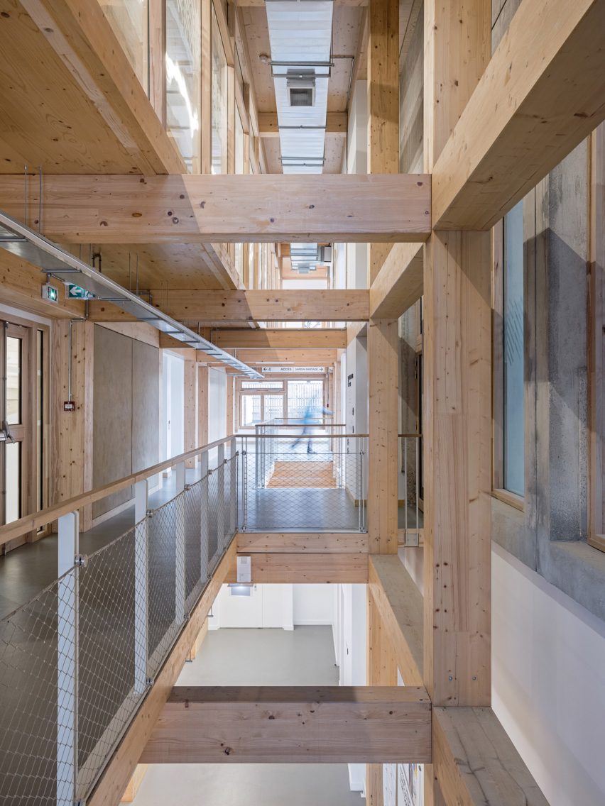 James Baldwin Media Library and Refugee House by Associer