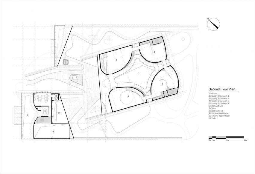 Plan of Sunner Museum by Atelier Alter Architects