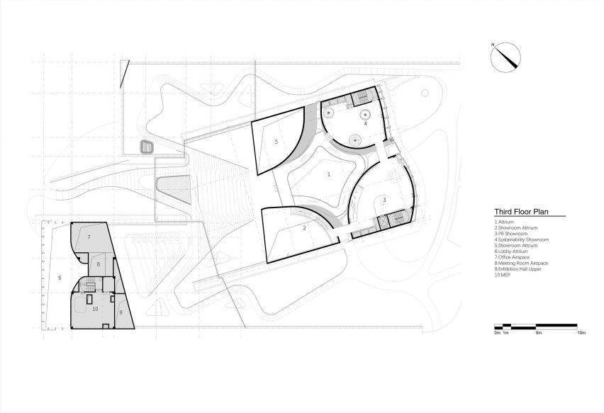 Plan of Sunner Museum by Atelier Alter Architects