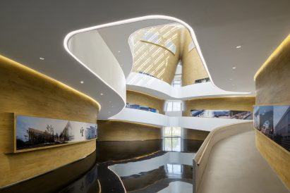 Interior view of the Sunner Museum by Atelier Alter Architects