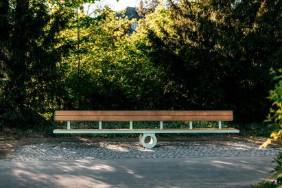 Seating in German park by Martin Binder